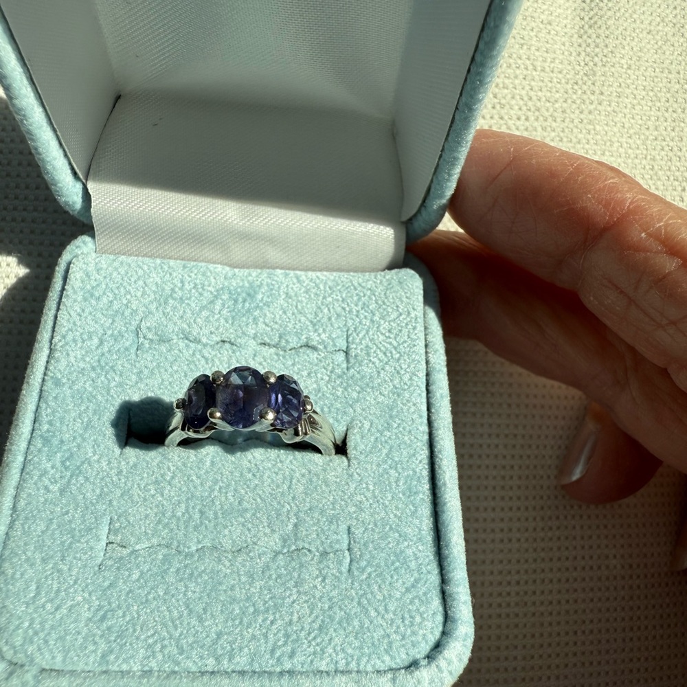 Iolite Gemstone Ring - image 2